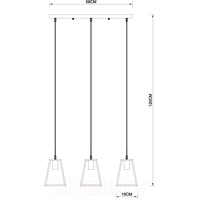 Светильник ARTE LAMP BRUSSELS A8030SP-3WH