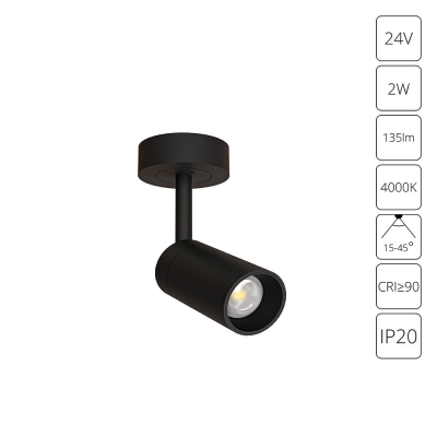 Накладной светильник ARTE LAMP PRESTO A6191PL-1BK