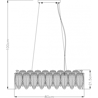Люстра ARTE LAMP EVIE A4152SP-8SG