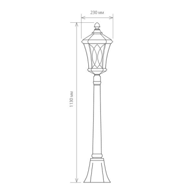 Уличный фонарь Elektrostandard Virgo GLXT-1450F