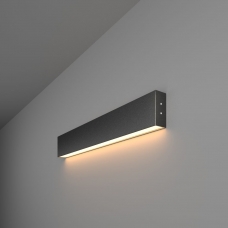 Черный линейный накладной светильник Elektrostandard LED