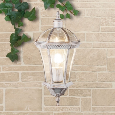 Настенный светильник уличный Elektrostandard Capella белый