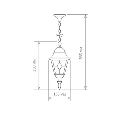 Уличный светильник Elektrostandard Vega H IP44
