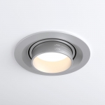 Встраиваемый светодиодный светильник Elektrostandard 9919&9920 Zoom 9919 LED серебро