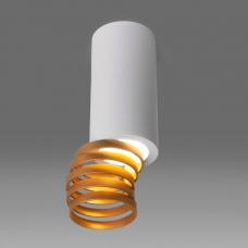 Накладной светильник Elektrostandard белый с золотом DLN102
