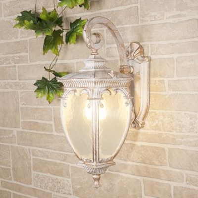 Настенный светильник уличный Elektrostandard Andromeda GLYF-8024D белый