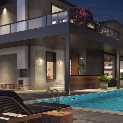 Настенный светильник уличный Elektrostandard Techno 1533 TECHNO LED Настенный светильник уличный Elektrostandard Techno 1533 TECHNO LED