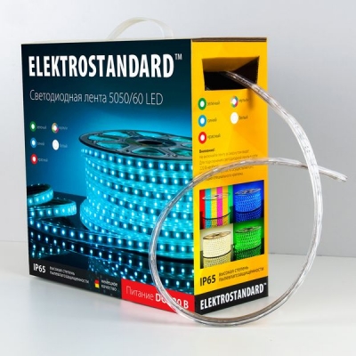 Светодиодная лента Elektrostandard 14,4W IP65 LSTR003 красная Светодиодная лента Elektrostandard 14,4W IP65 LSTR003 красная