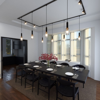 Однофазный шинопровод Elektrostandard Track Rail BK Surface TRL-1-1-100-BK