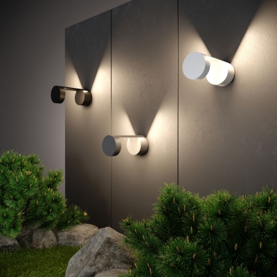 Настенный светильник уличный Elektrostandard Nimbus 1540 TECHNO LED белый
