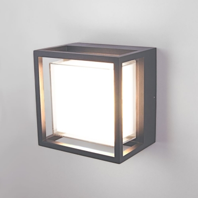 Настенный светильник уличный Elektrostandard Techno 1533 TECHNO LED серый