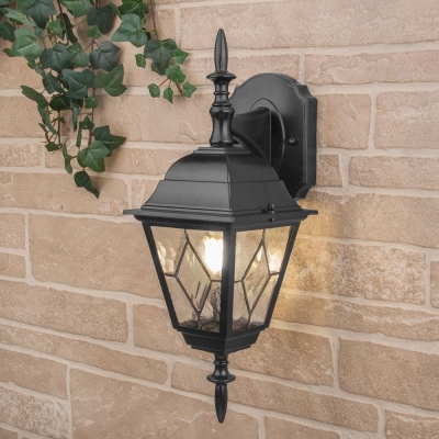 Настенный светильник уличный Elektrostandard Vega D черный