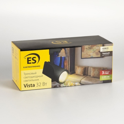 Трековый светодиодный светильник трехфазный Elektrostandard Vista LTB16 Трековый светодиодный светильник трехфазный Elektrostandard Vista LTB16