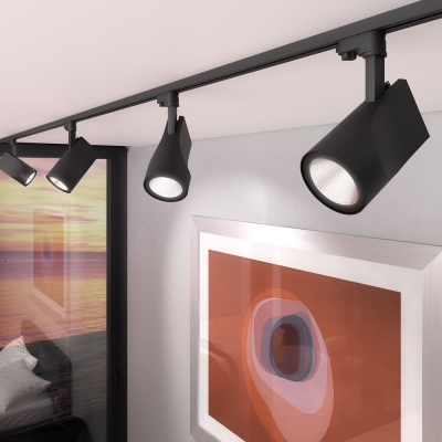 Трековый светодиодный светильник трехфазный Elektrostandard Vista LTB16 Трековый светодиодный светильник трехфазный Elektrostandard Vista LTB16