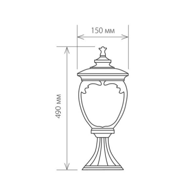 Уличный фонарь Elektrostandard Andromeda GLYF-8024S