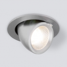 Встраиваемый светодиодный светильник Elektrostandard 9918 LED серебро