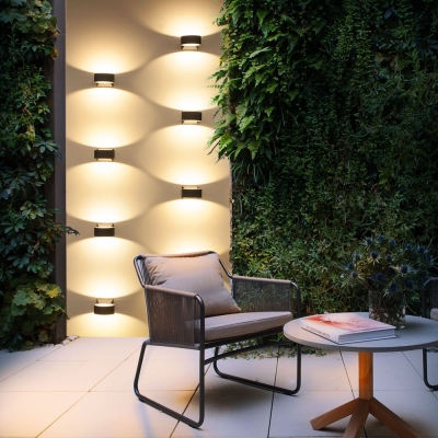 Настенный светильник уличный Elektrostandard Blinc 1549 TECHNO LED белый