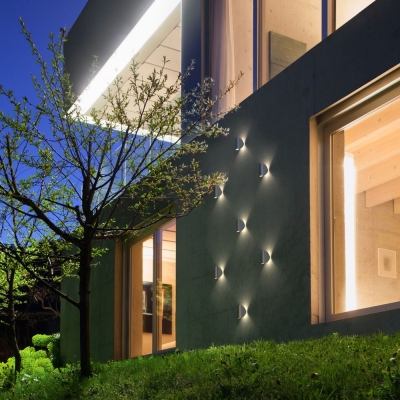 Настенный светильник уличный Elektrostandard Taco 1632 TECHNO LED серебро Настенный светильник уличный Elektrostandard Taco 1632 TECHNO LED серебро