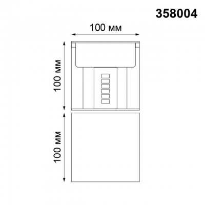 Настенный светодиодный светильник уличное NOVOTECH KAIMAS 358004