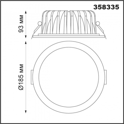 Встраиваемый светодиодный светильник NOVOTECH GESTION 358335 Встраиваемый светодиодный светильник NOVOTECH GESTION 358335