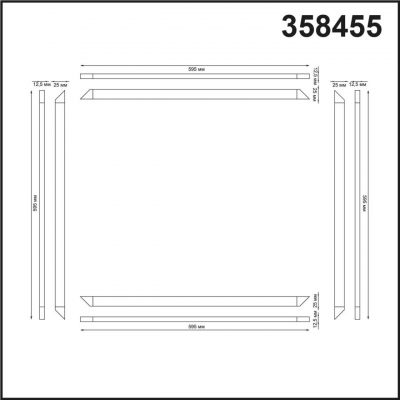 Встраиваемый светодиодный светильник NOVOTECH NELIO 358455 Встраиваемый светодиодный светильник NOVOTECH NELIO 358455