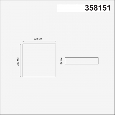 Встраиваемый светодиодный светильник NOVOTECH MOON 358151 Встраиваемый светодиодный светильник NOVOTECH MOON 358151