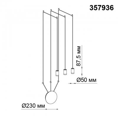 Накладной светодиодный светильник NOVOTECH WEB 357936 Накладной светодиодный светильник NOVOTECH WEB 357936