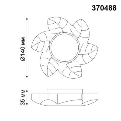 Встраиваемый светильник NOVOTECH PATTERN 370488