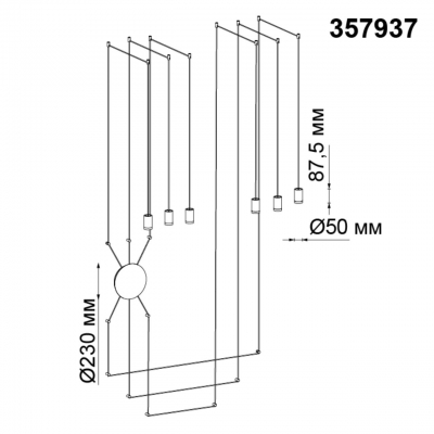 Накладной светодиодный светильник NOVOTECH WEB 357937 Накладной светодиодный светильник NOVOTECH WEB 357937