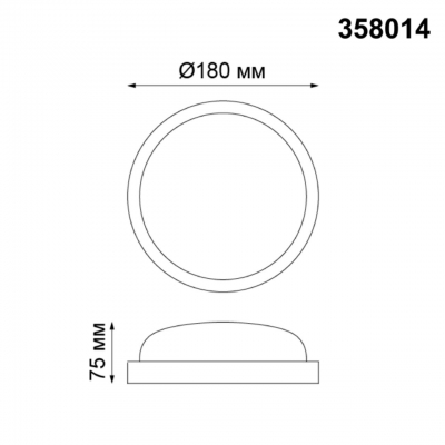 Потолочный уличный светильник NOVOTECH OPAL 358014