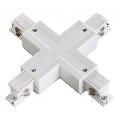 Соединитель "Х" с токопроводом для трёхфазного шинопровода NOVOTECH PORT 135052