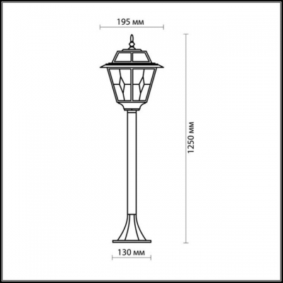 Уличный фонарь ODEON LIGHT OUTER 2318/1F
