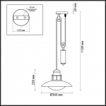 Светильник ODEON LIGHT DANTE 4164/1A