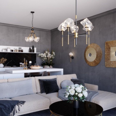 Люстра ODEON LIGHT STONO 4789/5A