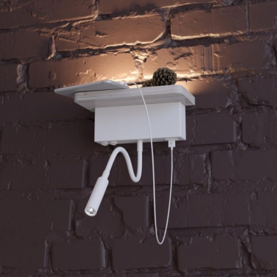 Настенный светодиодный светильник ODEON LIGHT WOODY 3869/8WL