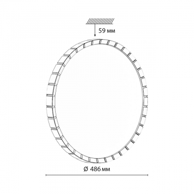 Потолочный светильник SONEX ATABI BLACK 7649/EL Потолочный светильник SONEX ATABI BLACK 7649/EL