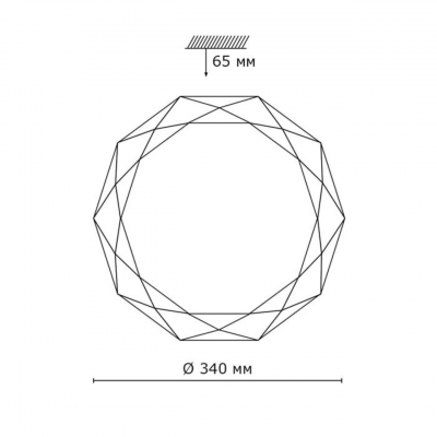 Потолочный светильник SONEX TORA 2012/CL Потолочный светильник SONEX TORA 2012/CL
