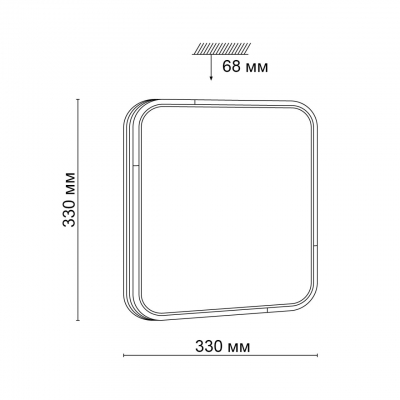 Потолочный светильник SONEX ORSO 3059/CL Потолочный светильник SONEX ORSO 3059/CL