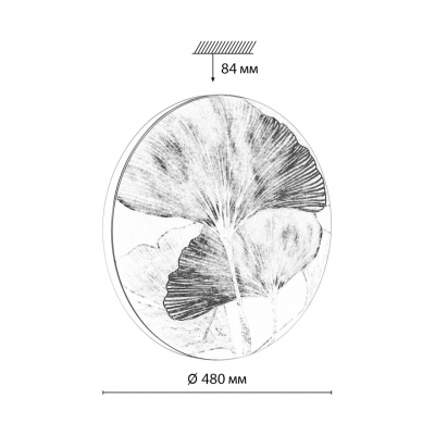 Потолочный светильник SONEX FLOREN 7747/EL