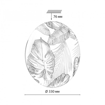 Потолочный светильник SONEX FLORI 7748/CL Потолочный светильник SONEX FLORI 7748/CL