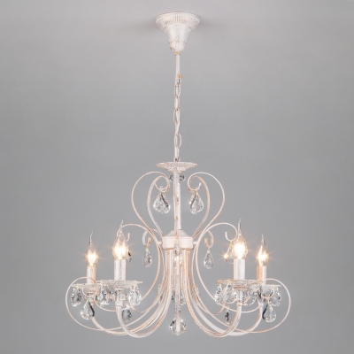 Люстра Eurosvet Alda 3305/5 белый с золотом