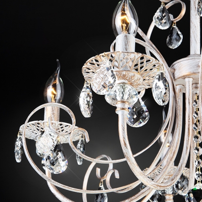 Люстра Eurosvet Alda 3305/5 белый с золотом Люстра Eurosvet Alda 3305/5 белый с золотом