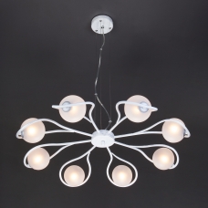 Люстра Eurosvet Camomile 70089/8 белый с серебром