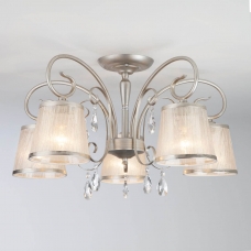 Люстра потолочная Eurosvet Liona 60065/5 серебряный