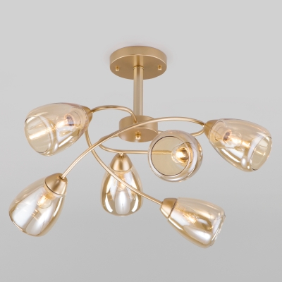 Люстра потолочная Eurosvet Noemi 30168/6 матовое серебро