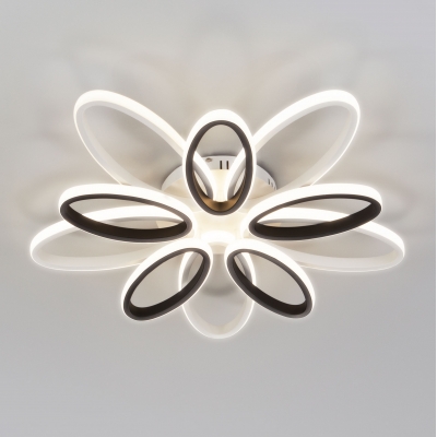 Светодиодная люстра Eurosvet Blade 90137/10 белый;черный