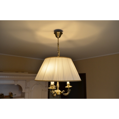 Светильник подвесной классический с большим абажуром 52-08.56/16155/3П