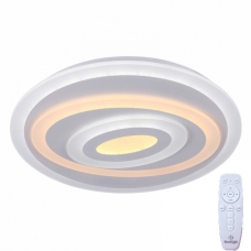 Светодиодная люстра с пультом 1906/WT белая 